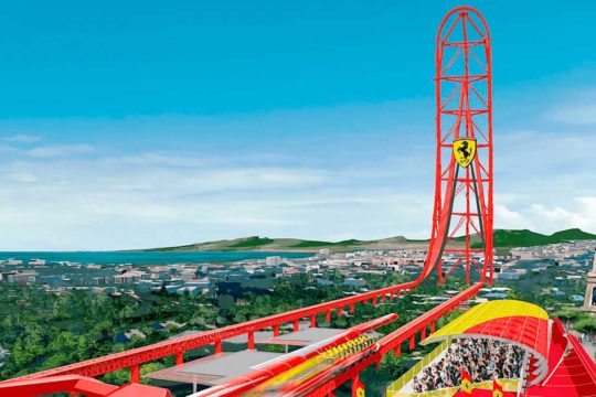 Ferrari Land, un parque de atracciones a visitar por los amantes del motor