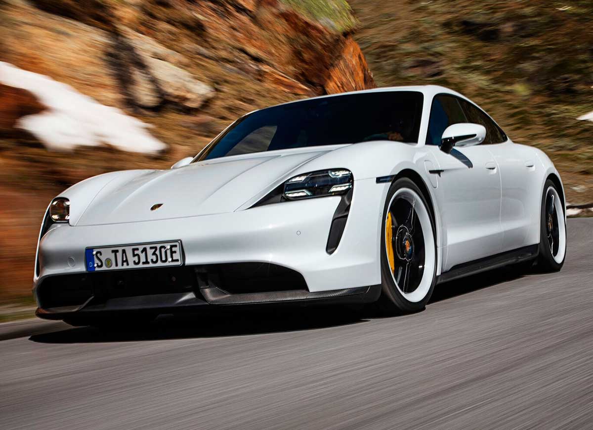porsche taycan coches electricos deportivos Los mejores coches deportivos eléctricos del mercado Porsche Taycan