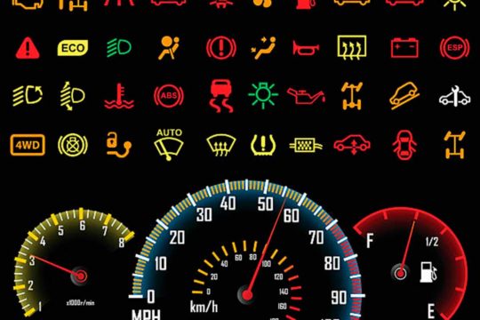 ¿Cuál es el significado de los testigos le coche?