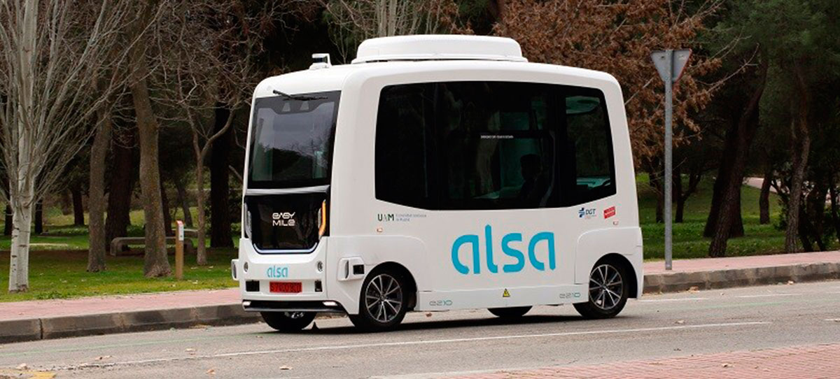 El primer autobús autónomo completamente eléctrico de España