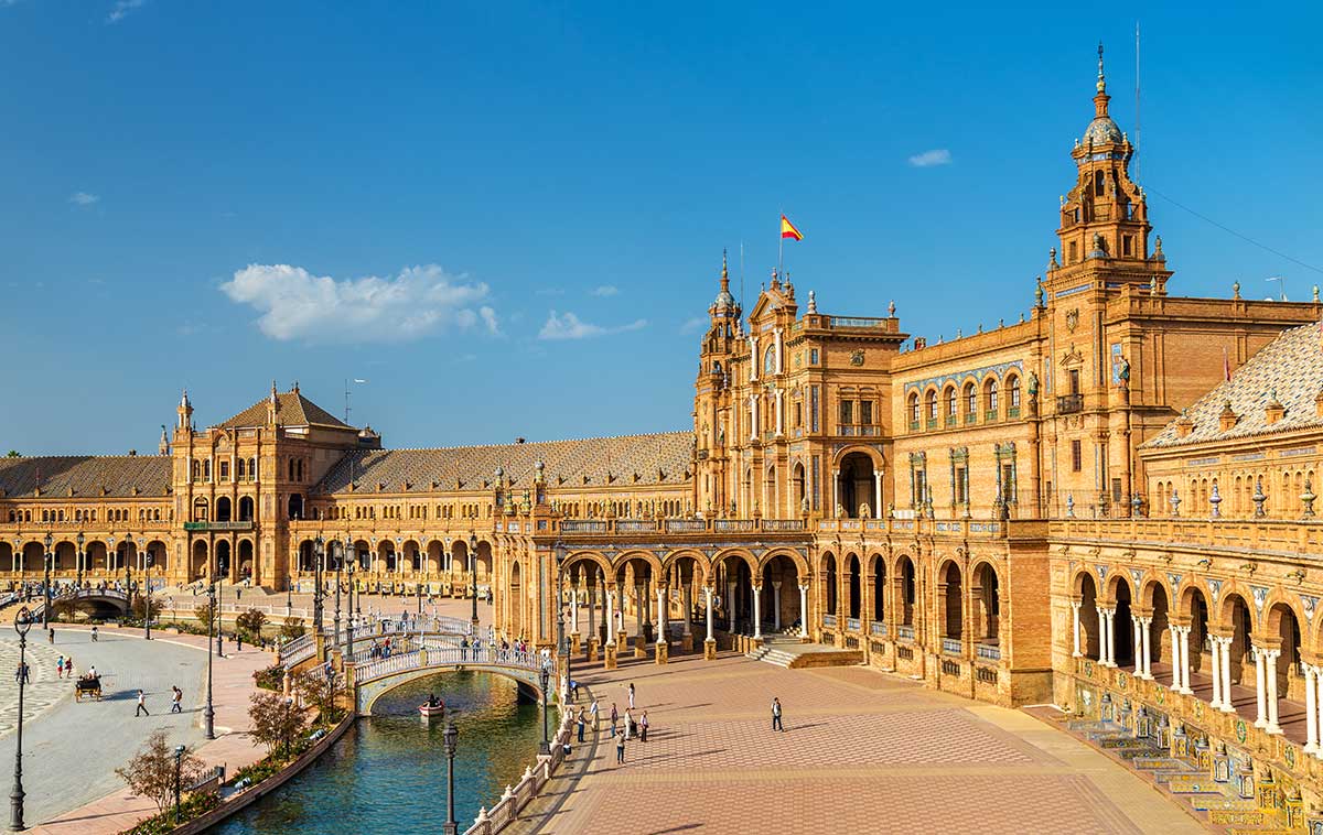 plaza espana sevilla peliculas lugares coche Plaza de España, plasmada en la película Star Wars