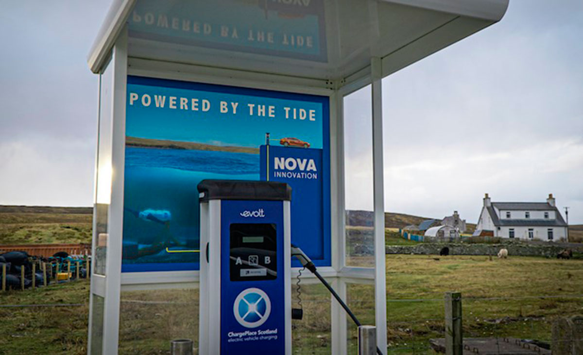 coches electricos impulsados mareas escocia Los coches eléctricos pueden cargarse gracias a las mareas en Escocia