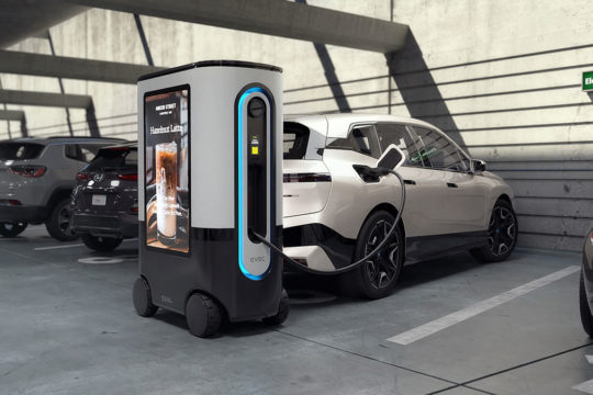 Ziggy, el robot autónomo que recarga coches eléctricos