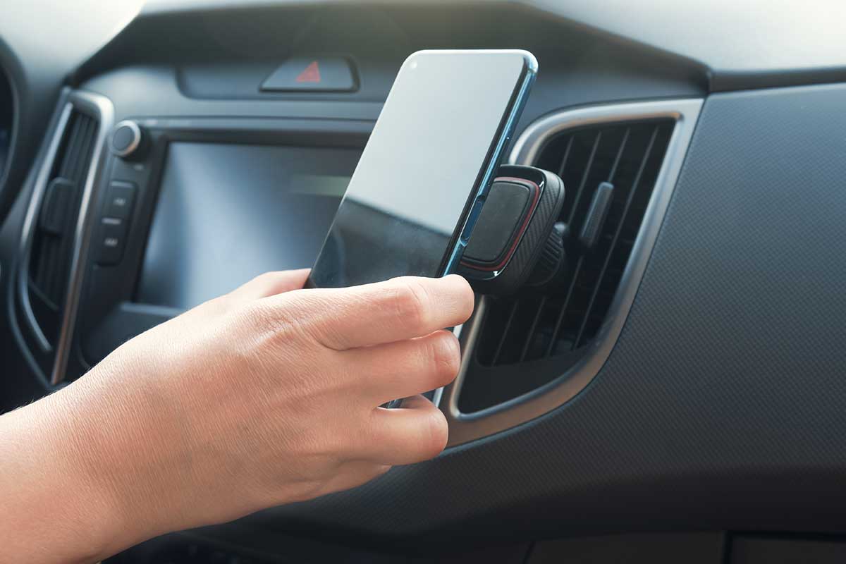 Accesorios coche: soporte para móvil