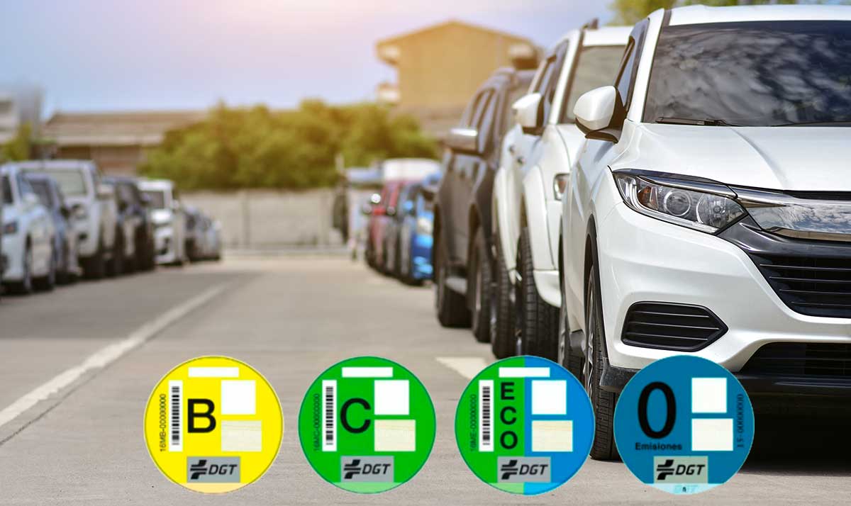 coches etiquetas a b c 2023 ley Ley Cambio Climático 2023 Etiquetas A, B y C