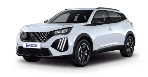 Renting Peugeot 2008 Hybrid Allure eDCS6 Sin Entrada