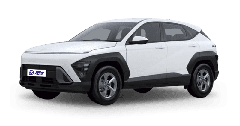 Renting Nuevo Hyundai Kona Maxx Atlas White SUV Renting Finders