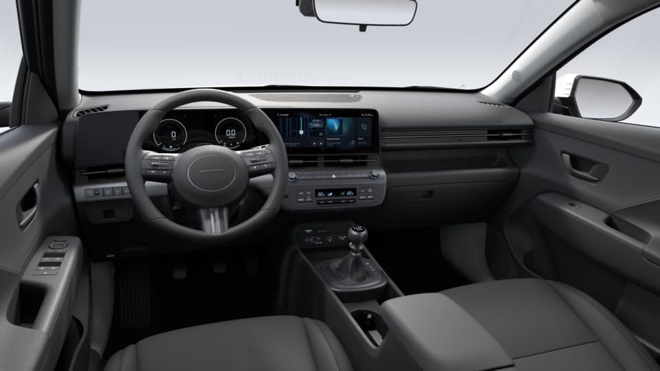 Renting Nuevo Hyundai Kona Maxx Atlas White SUV Renting Finders Interior