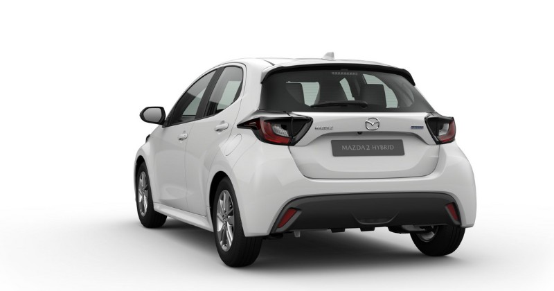 Renting Mazda 2 Centre-Line Compacto Híbrido Automático Etiqueta ECO Lunar White Renting Finders