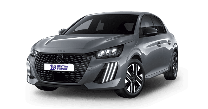Renting New Peugeot 208 Allure Compacto Manual Gris Selenium Restyling Renting Finders