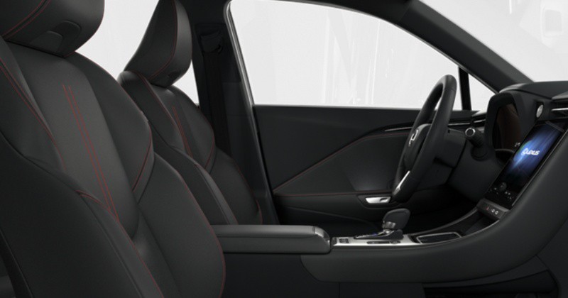 Renting Lexus LBX Elegant SUV Híbrido Azul Menorca Etiqueta ECO Asientos