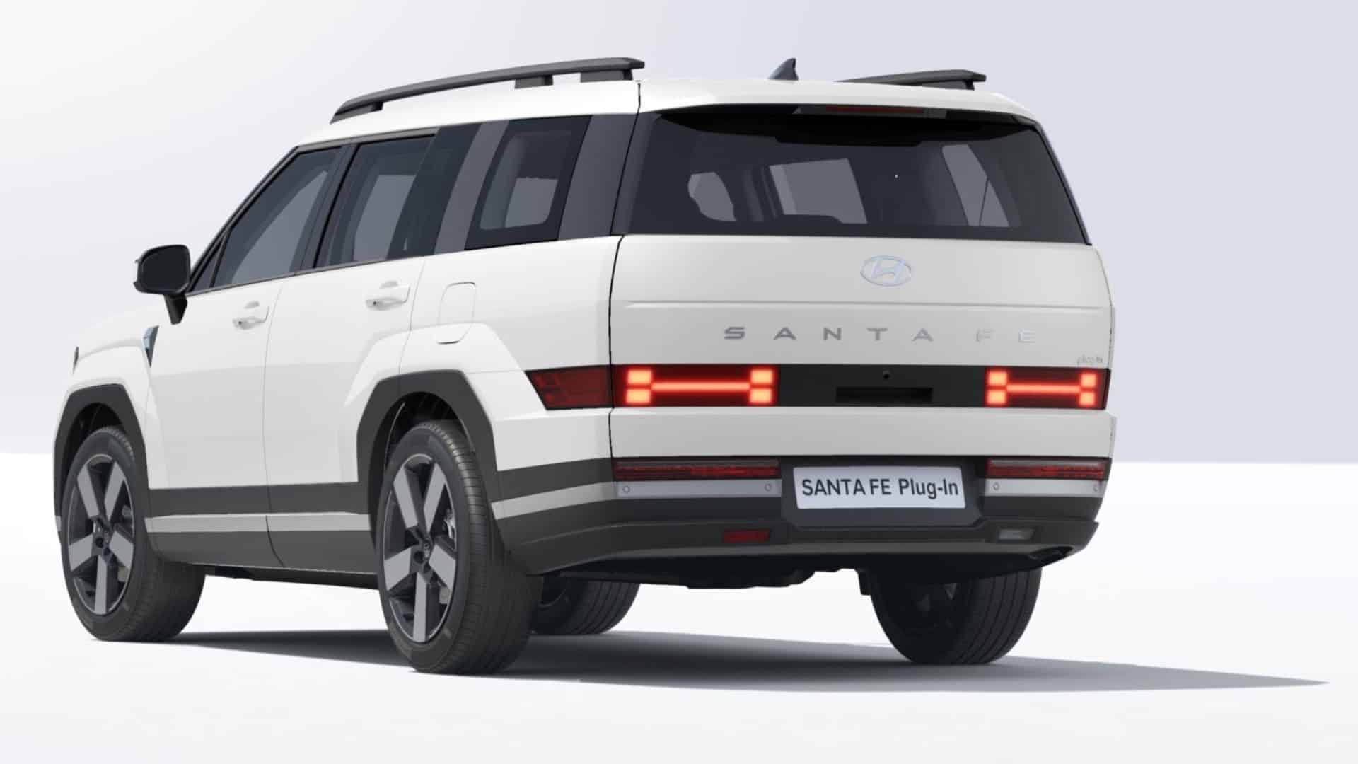 Renting New Hyundai Santa Fe Maxx SUV 7 Plazas PHEV Etiqueta 0 Blanco