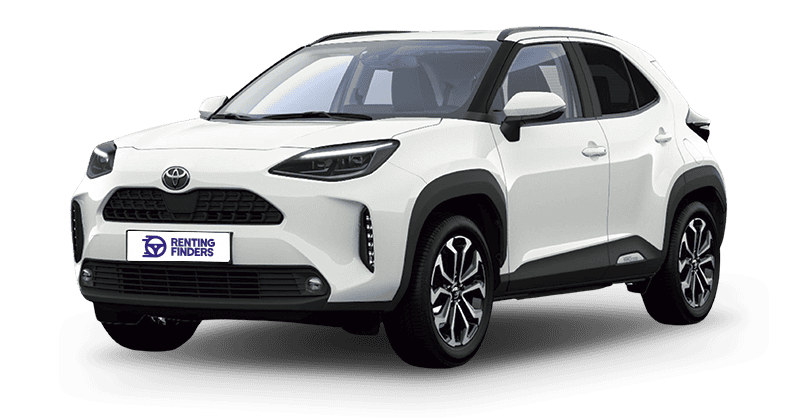 Renting New Toyota Yaris Cross Active Plus B-SUV Híbrido Automático Etiqueta ECO Blanco Classic Renting Finders