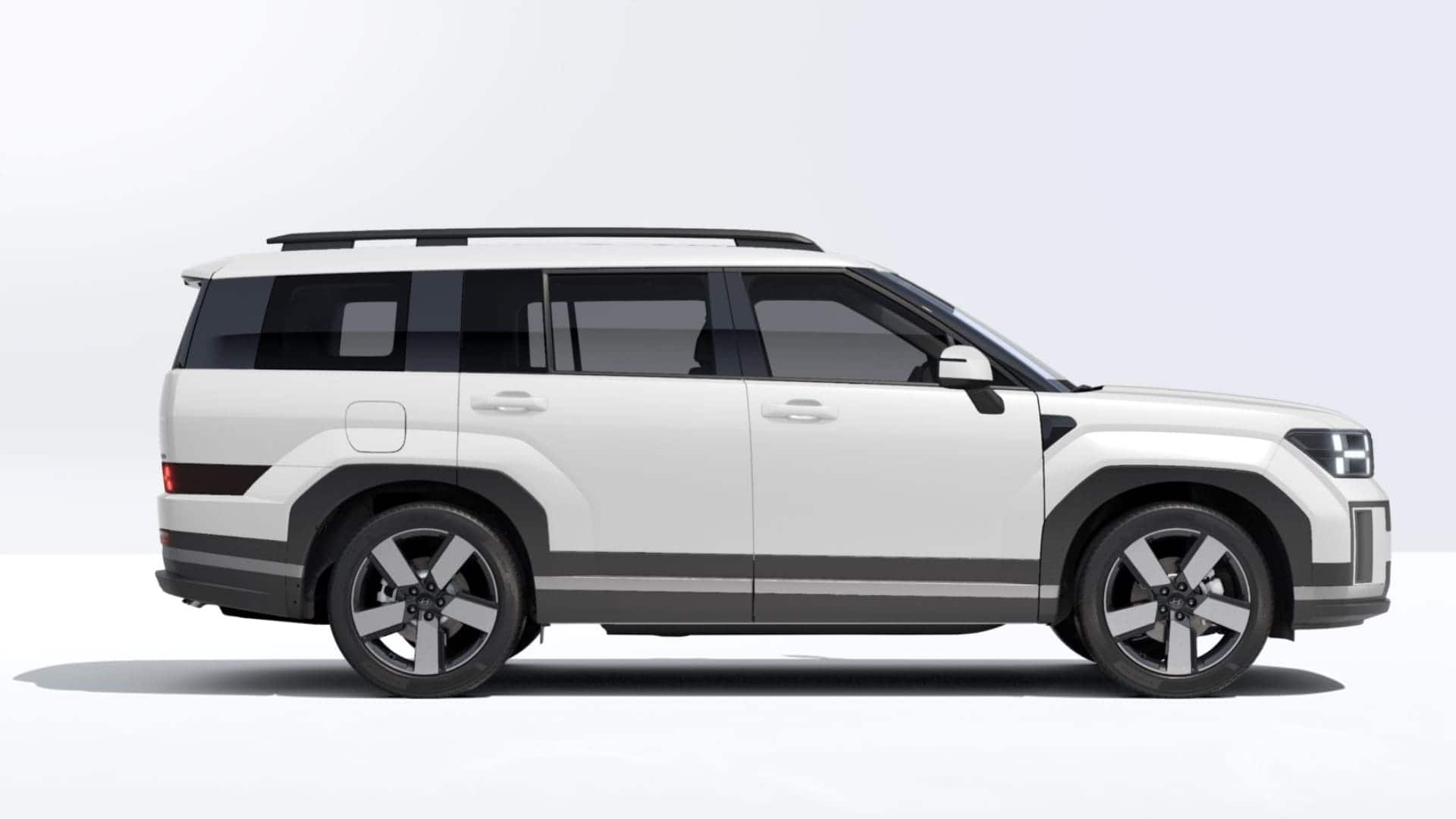 Renting New Hyundai Santa Fe Maxx SUV 7 Plazas PHEV Etiqueta 0 Blanco