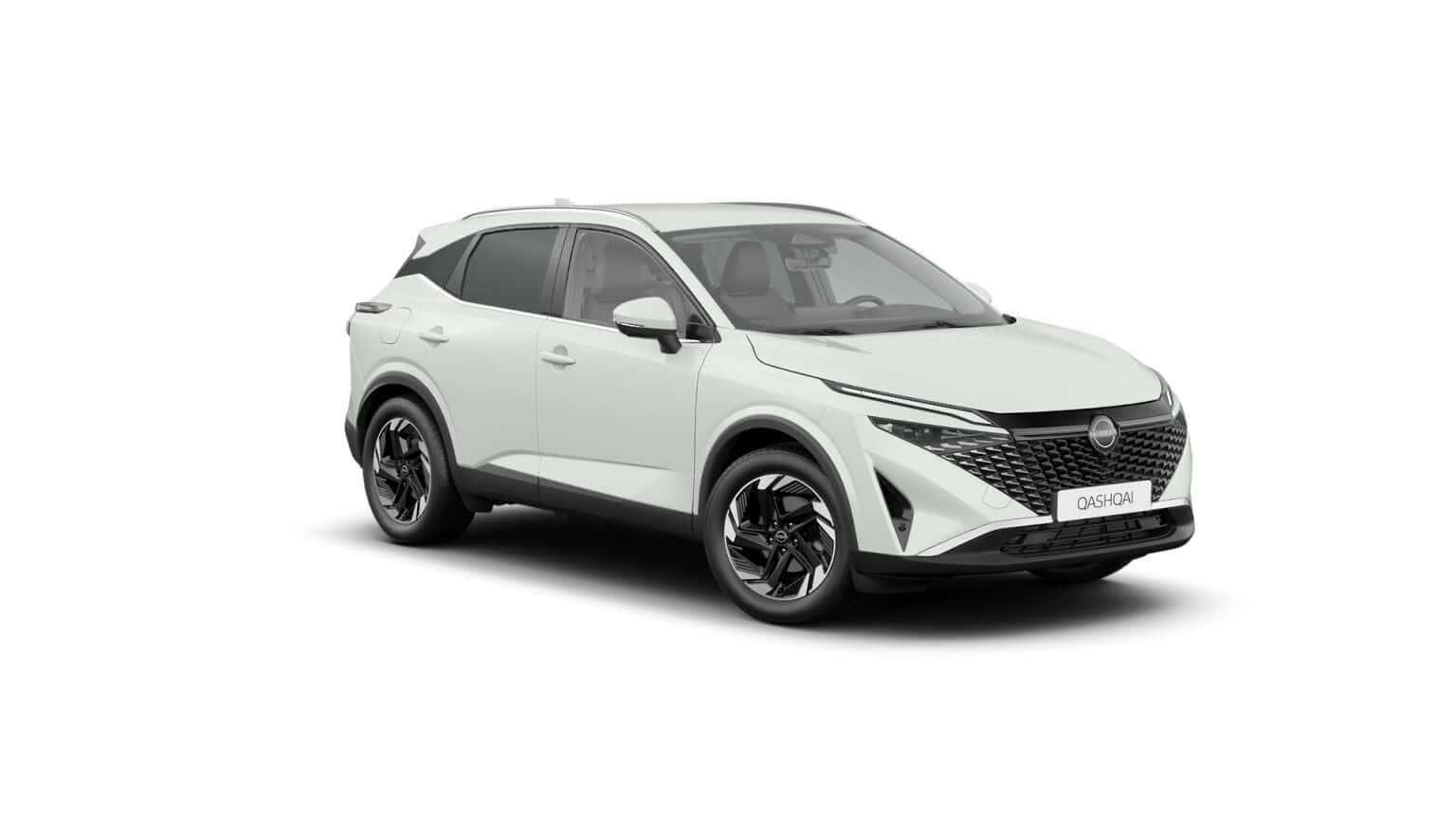 Renting New Nissan Qashqai N-Connecta Micro-Híbrido Etiqueta ECO SUV Kori White Renting Finders