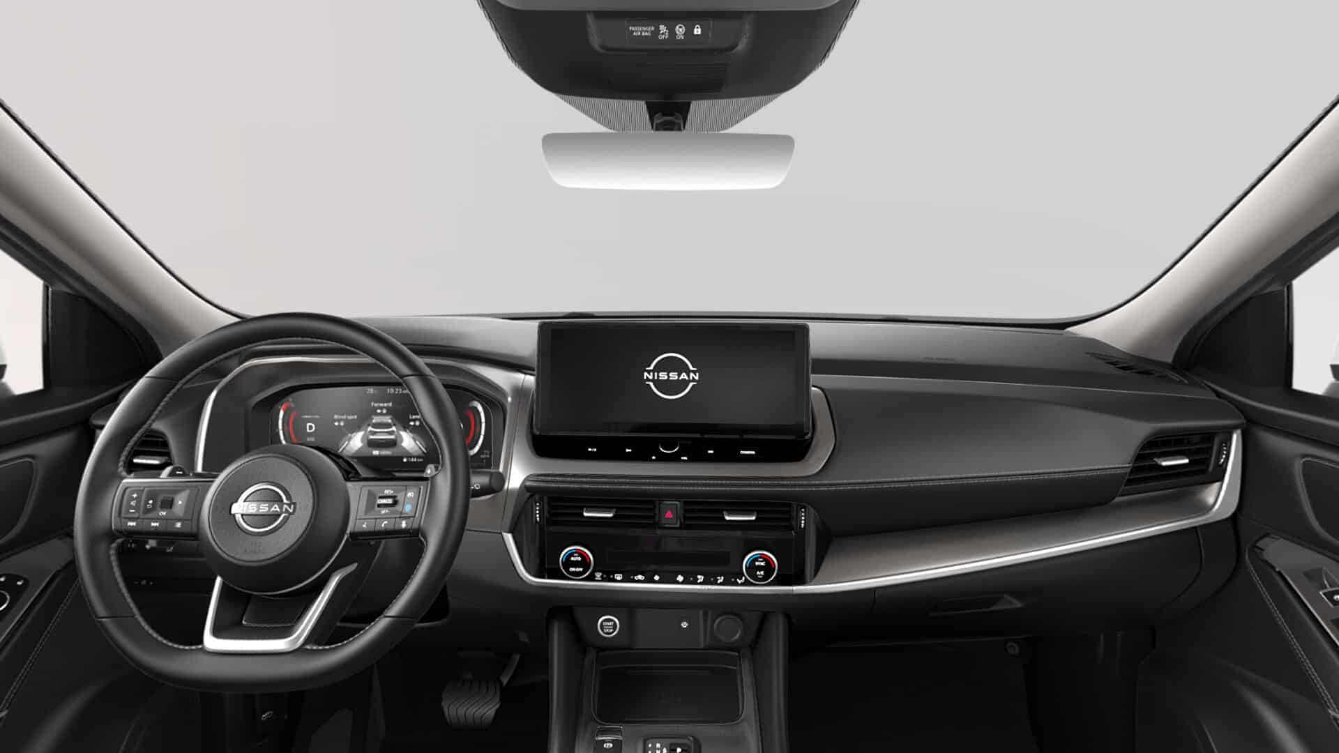 New Nissan Qashqai N-Connecta Micro-Híbrido Etiqueta ECO SUV Kori White Renting Interior