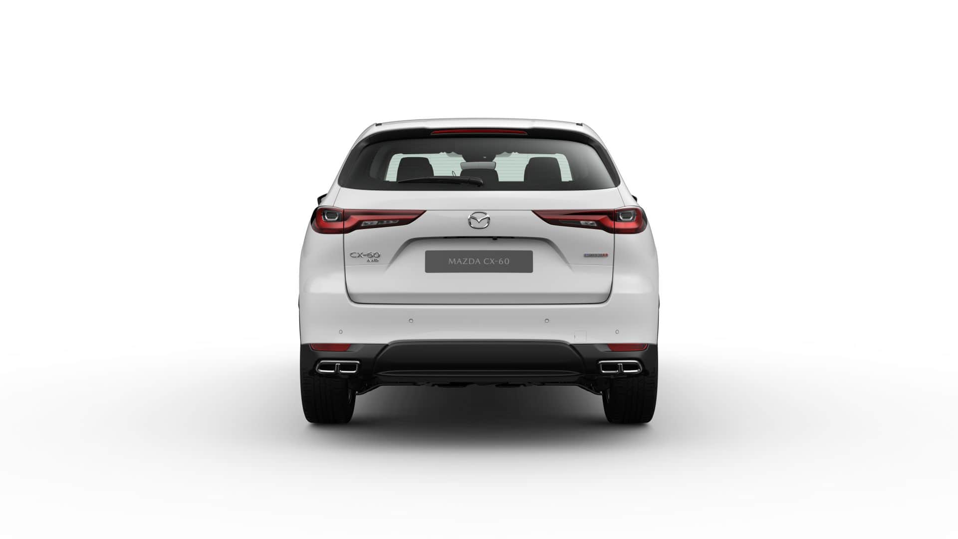 Renting Mazda CX-60 Exclusive-line SUV Híbrido Etiqueta ECO Artic White