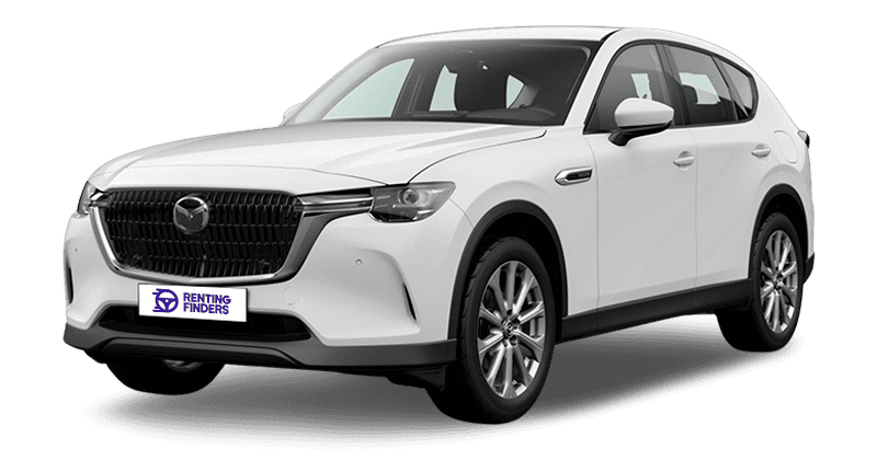 Renting Mazda CX-60 Exclusive-line Artic White SUV Híbrido Etiqueta ECO Renting Finders