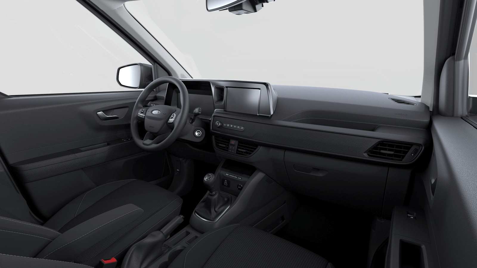 Renting New Ford Transit Courier Kombi Trend N1 Diésel Monovolumen Blanco 5 Plazas Interior