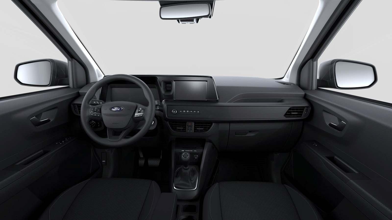 Renting New Ford Transit Courier Kombi Trend N1 Diésel Monovolumen Blanco 5 Plazas Volante