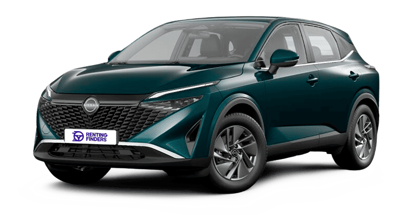 Renting New Nissan Qashqai Acenta Deep Ocean SUV MHEV Micro-Híbrido Etiqueta ECO Renting Finders