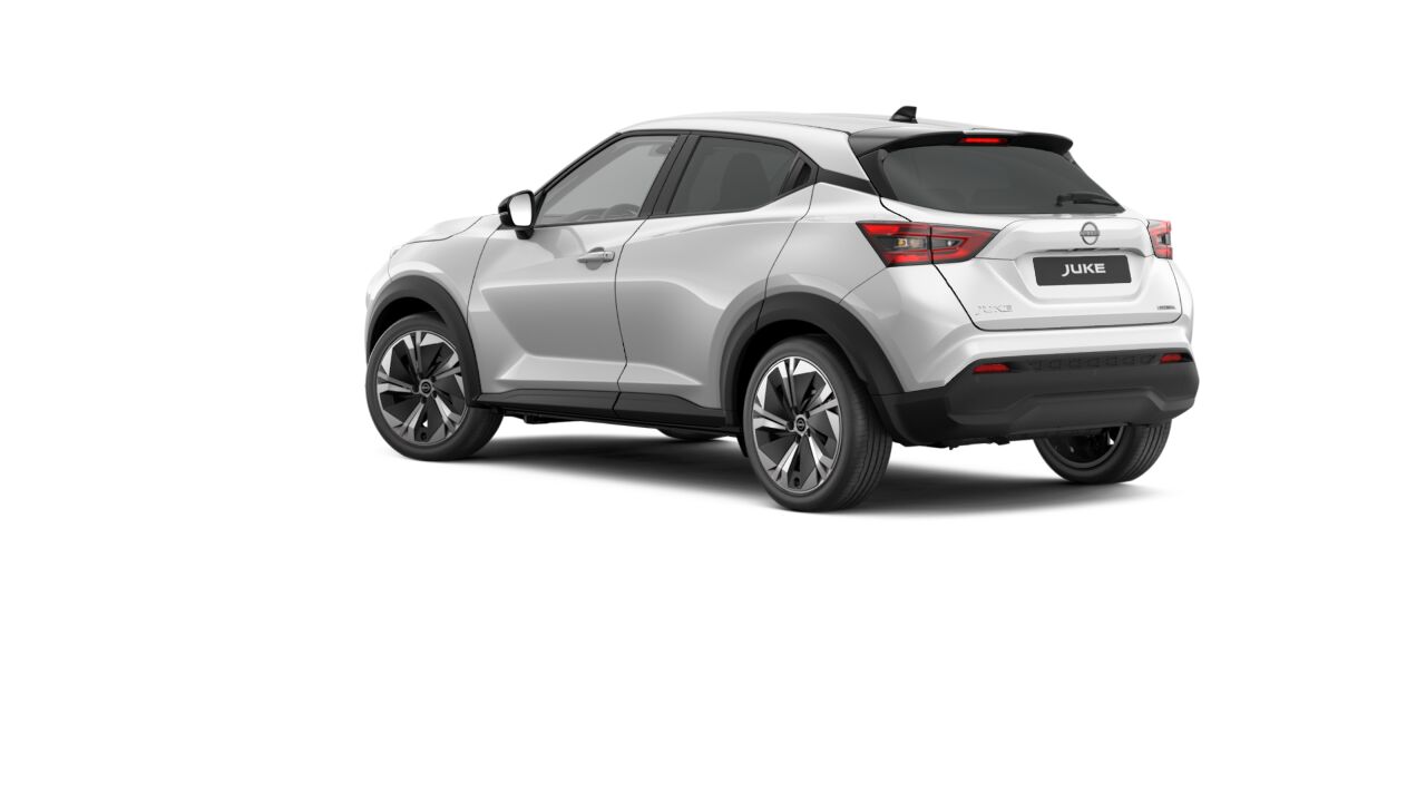 Renting Nissan Juke Hybrid N-Connecta Automático SUV Etiqueta ECO Kori White Renting Finders