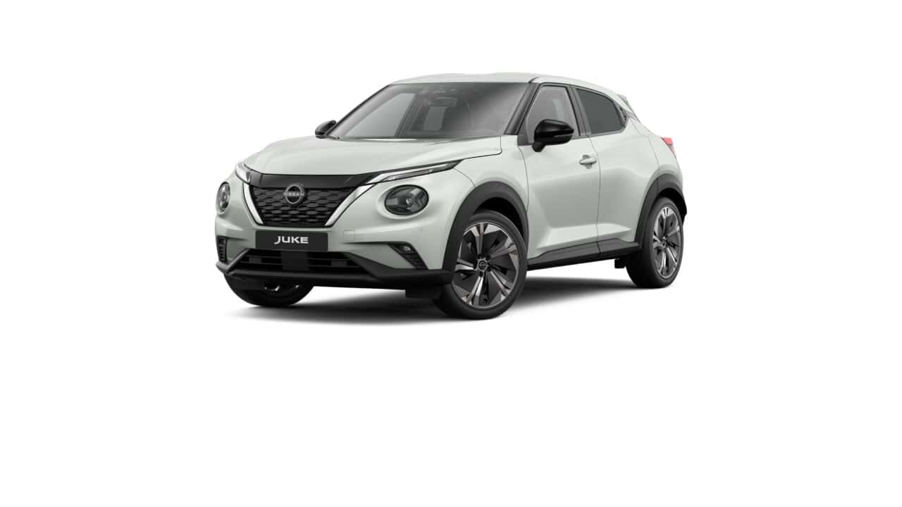Renting Nissan Juke Hybrid N-Connecta Automático SUV Etiqueta ECO Kori White Renting Finders