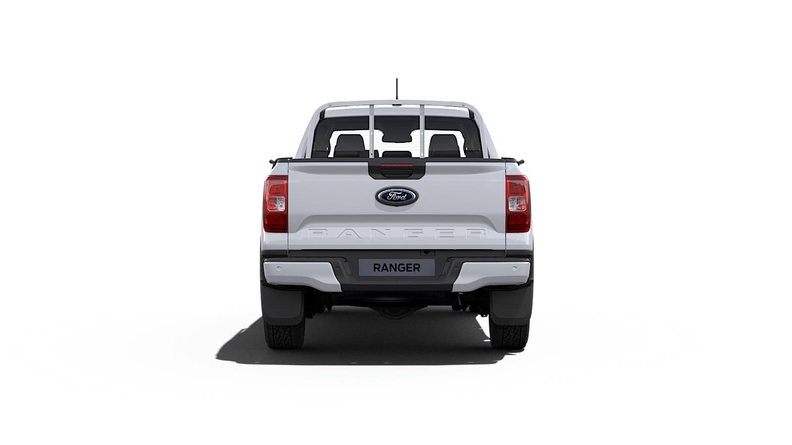 Renting New Ford Ranger XLT Doble Cabina Blanco Pick-up Automático PHEV Híbrido-Enchufable 5 Plazas Etiqueta 0