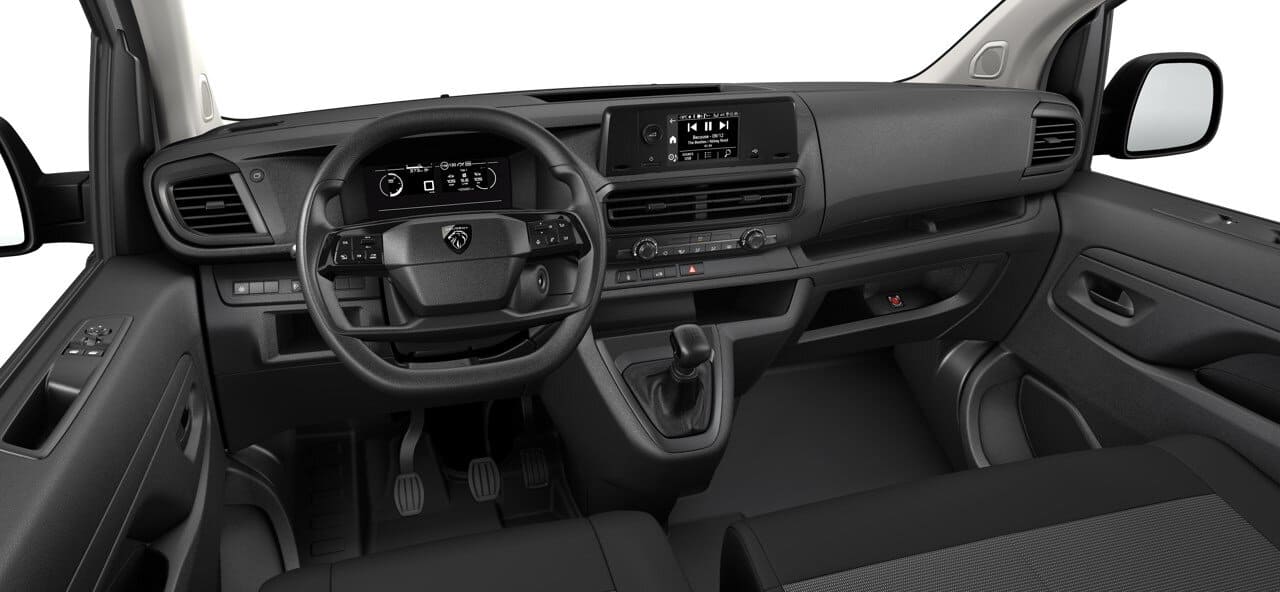 Renting Peugeot Expert Standard Blanco Ice Furgoneta Manual 3 Plazas Interior