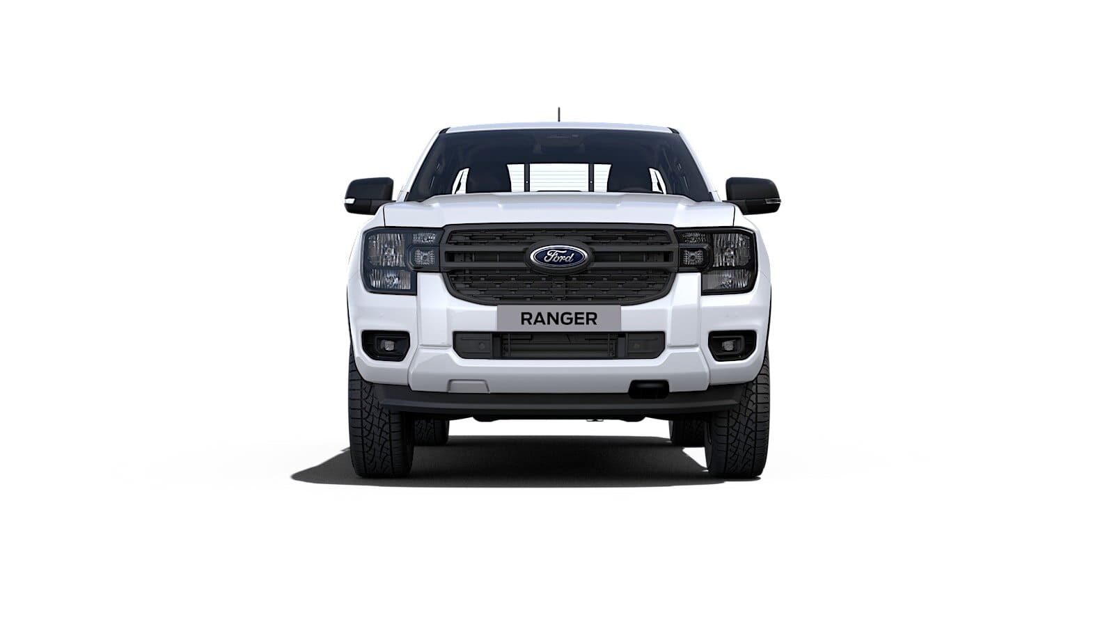 Renting New Ford Ranger XLT Doble Cabina Blanco Pick-up Automático PHEV Híbrido-Enchufable 5 Plazas Etiqueta 0