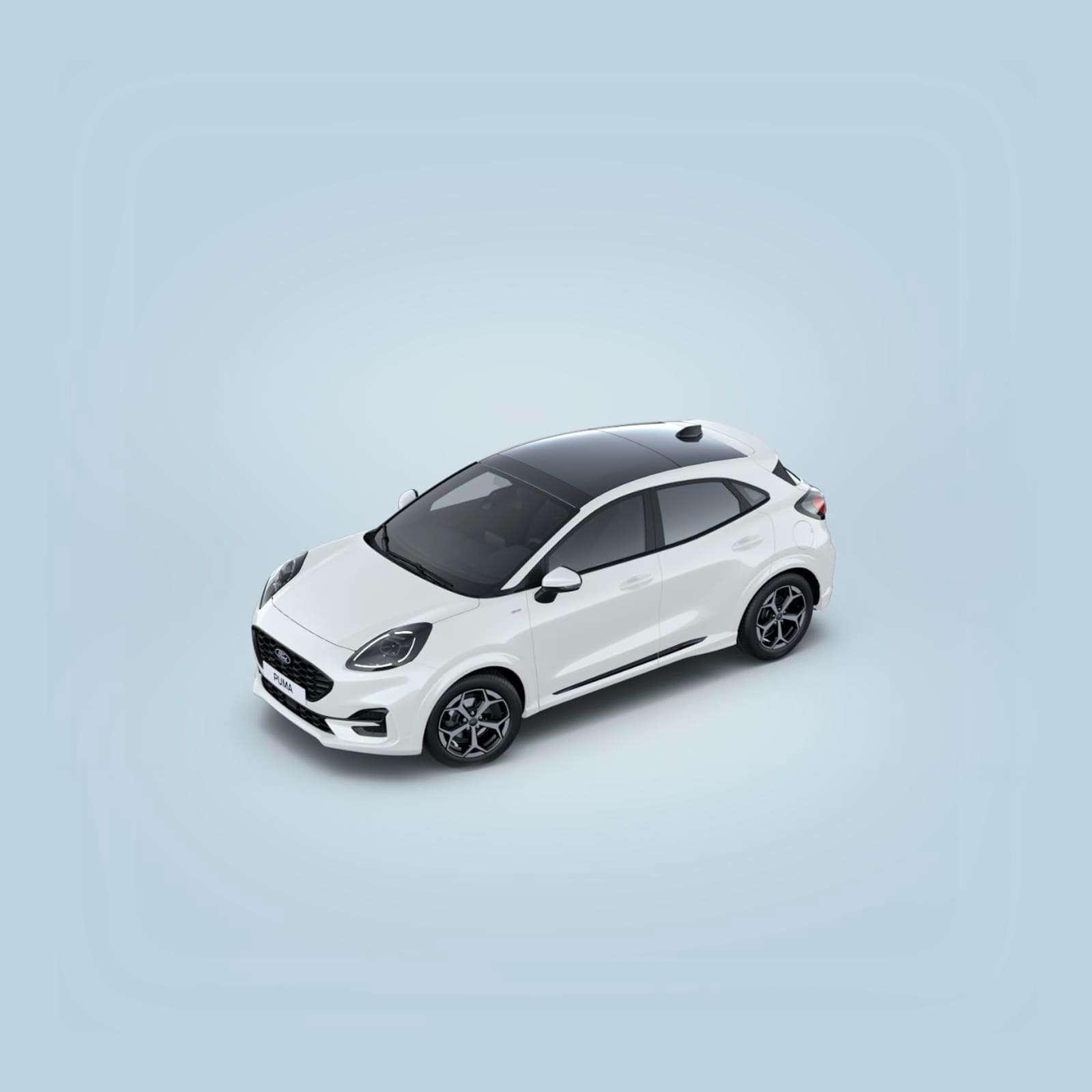 Renting New Ford Puma ST-Line Blanco SUV MHEV Micro-Híbrido Etiqueta ECO Techo Panorámico Renting Finders