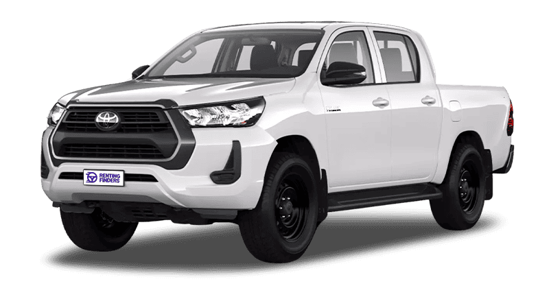 Renting Toyota Hilux GX Blanco Classic Pick-up 4x4 Doble Cabina Automático Renting Finders