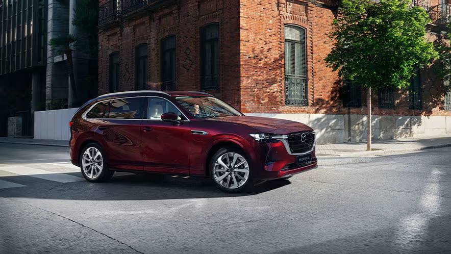 Renting Mazda CX-80 2.5 e-SKYACTIV PHEV Exclusive-Line Sin Entrada