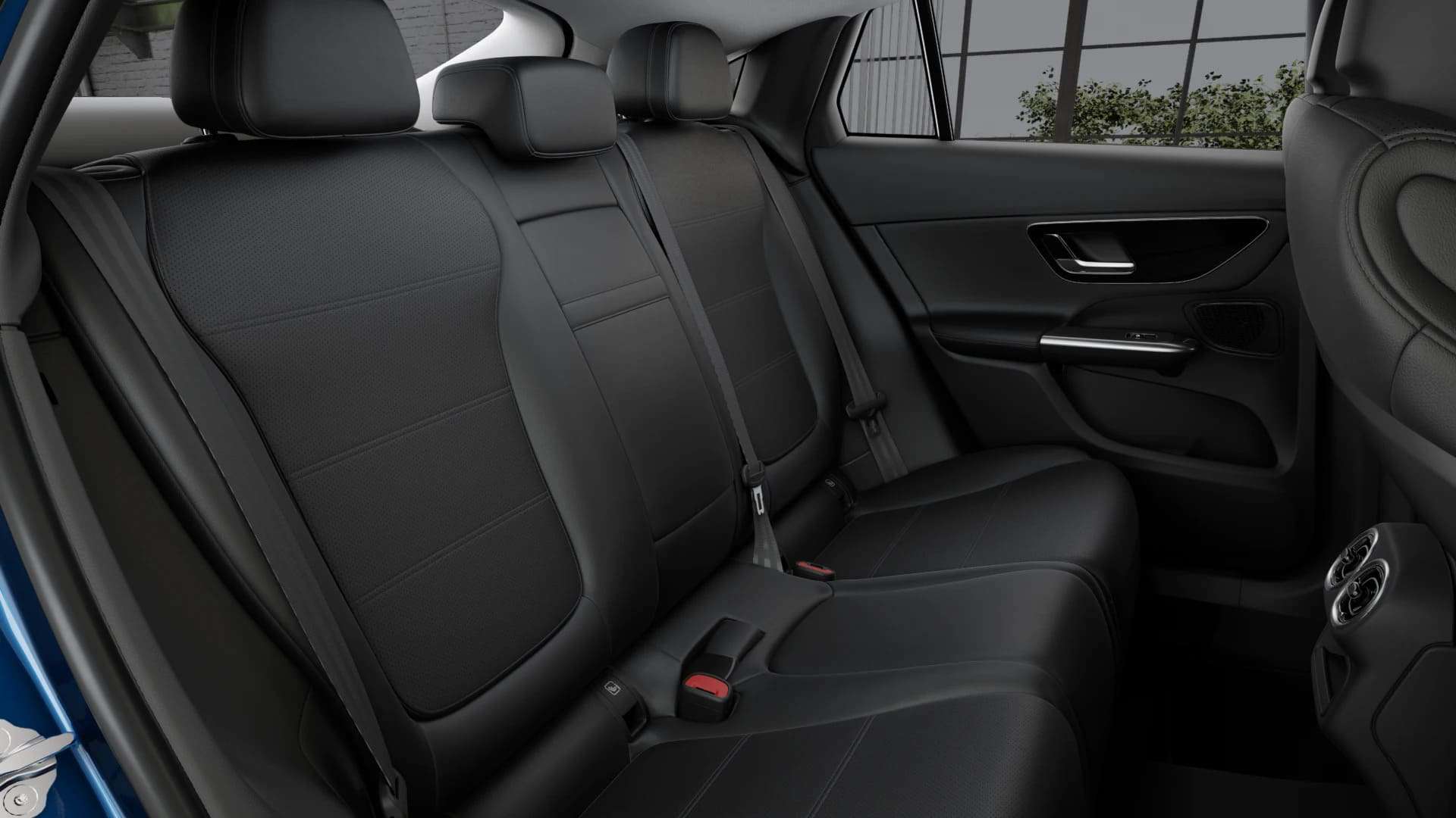 Renting Mercedes-Benz GLC Coupe 300 e 4MATIC Azul Espectra SUV Automático Híbrido-Enchufable Etiqueta 0 Asientos
