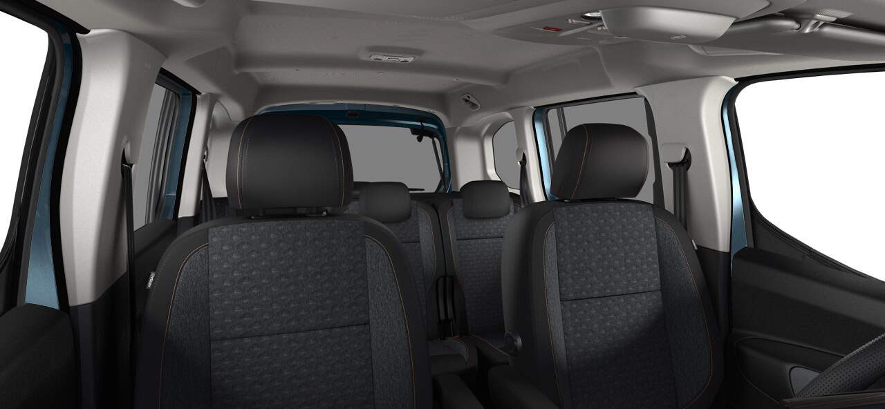 Renting New Peugeot Rifter Standard GT Kiama Blue Furgoneta Familiar Automático 5 Plazas Asientos