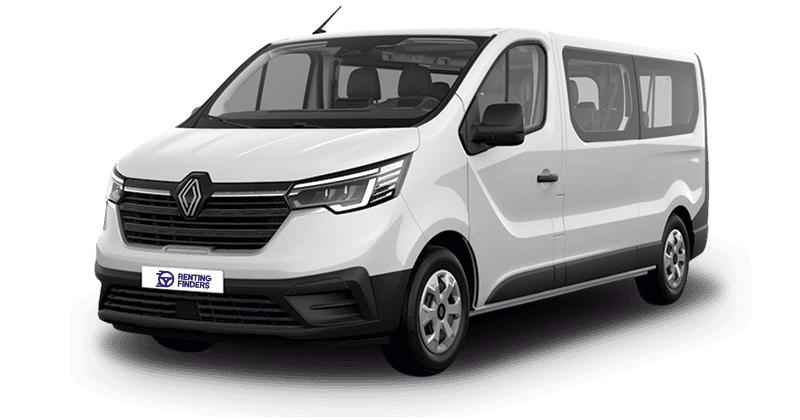 Renault Trafic Combi 9 Plazas Authentic Largo Furgoneta Mixta Manual Blanco Glaciar Renting Finders