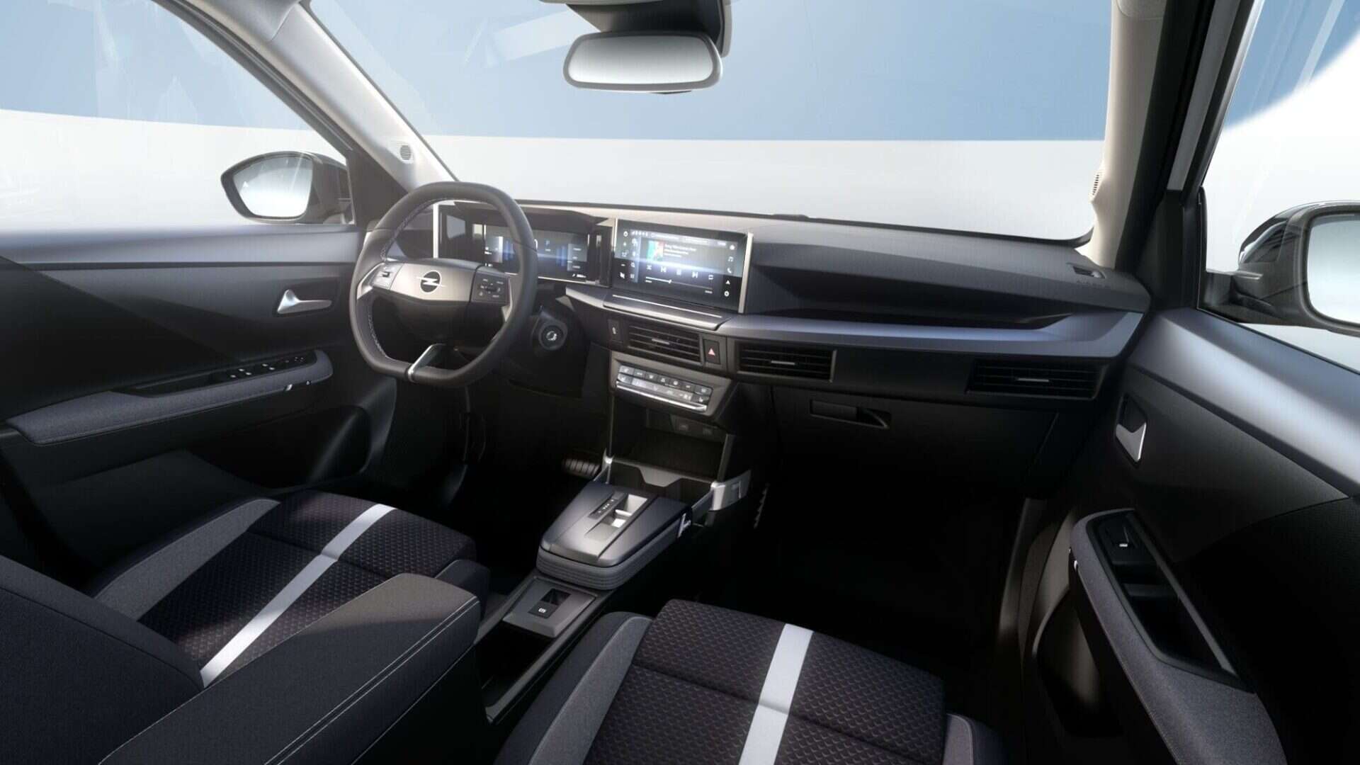 Renting New Opel Frontera Hybrid GS Arktis White SUV Automático Híbrido Etiqueta ECO Interior
