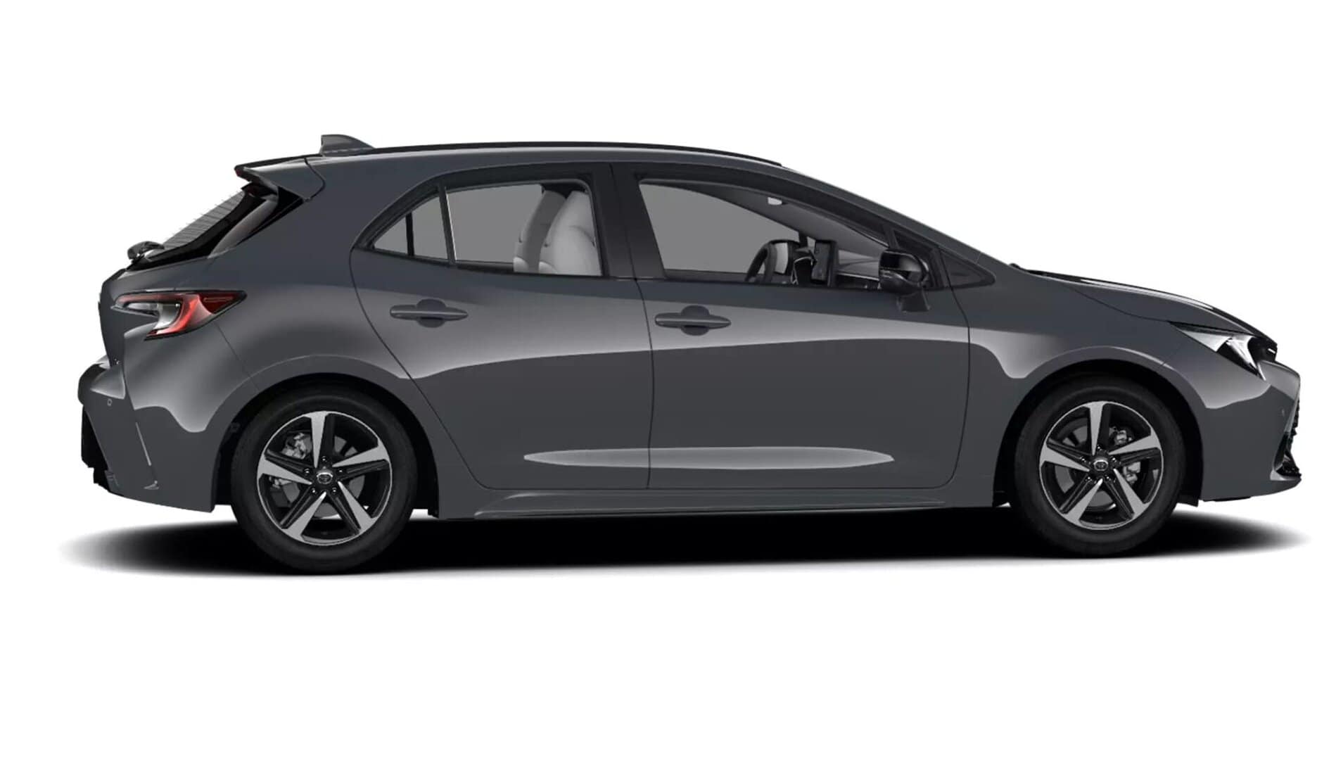 Renting New Toyota Corolla Hybrid Active Plus Gris Trueno Compacto Automático Híbrido Etiqueta ECO
