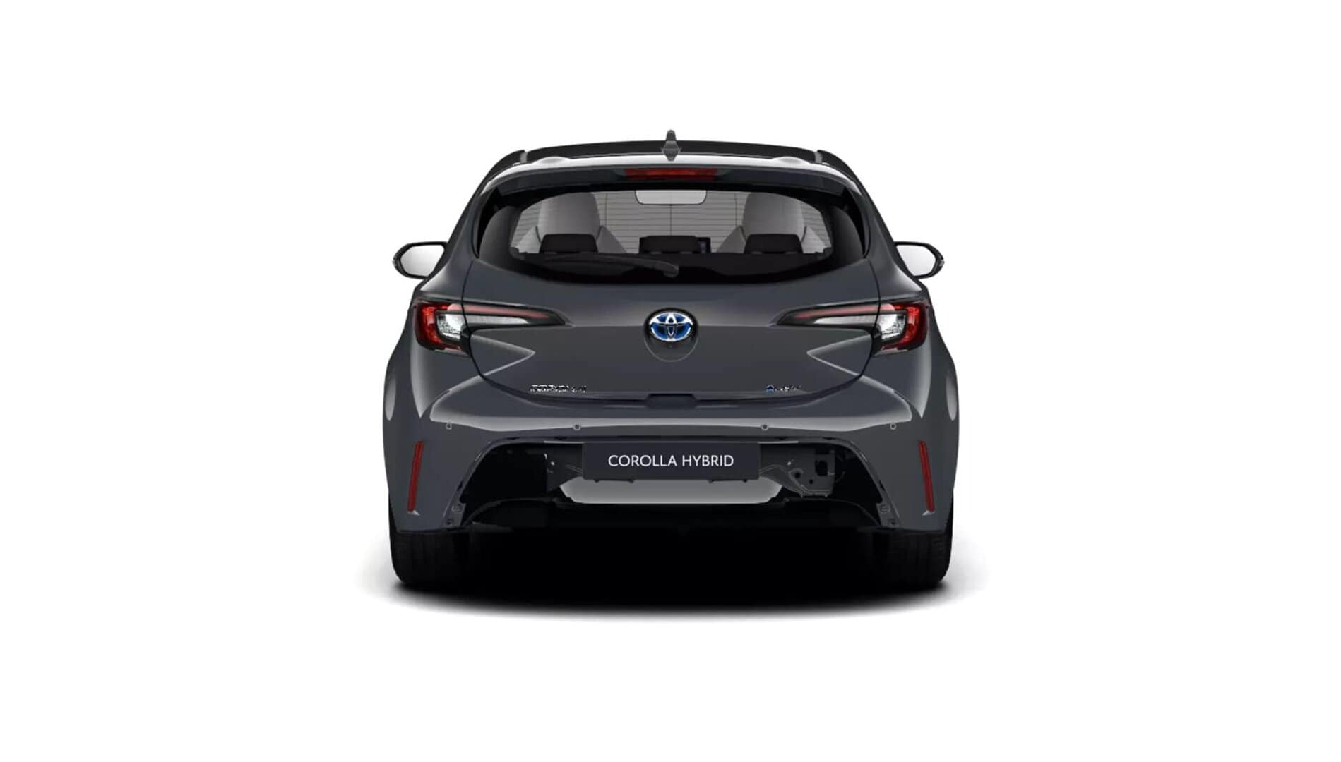 Renting New Toyota Corolla Hybrid Active Plus Gris Trueno Compacto Automático Híbrido Etiqueta ECO