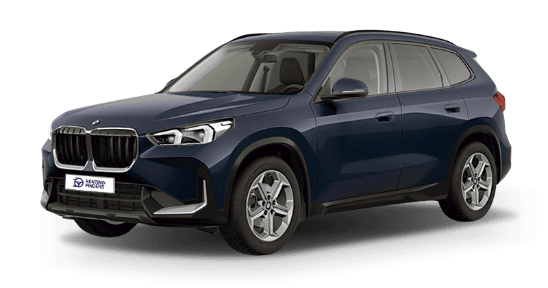 Renting New BMW X1 Night Dusk Blue SUV Micro Hibrido Diésel Automático Etiqueta ECO Renting Finders