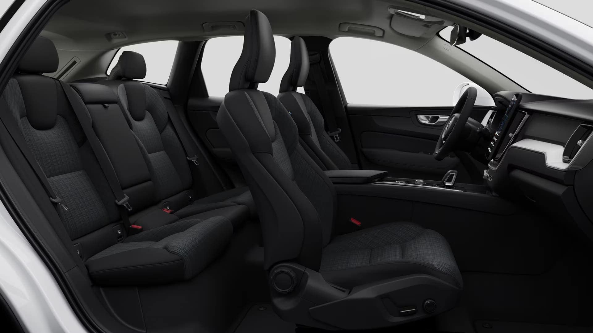 Renting New Volvo XC60 Core Ice White SUV Automático AWD MHEV Gasolina Micro-Híbrido Etiqueta ECO Asientos