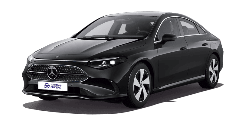 Renting New Mercedes Benz CLA Negro Cosmos Sedán Automático MHEV Micro-Híbrido Etiqueta ECO Renting Finders
