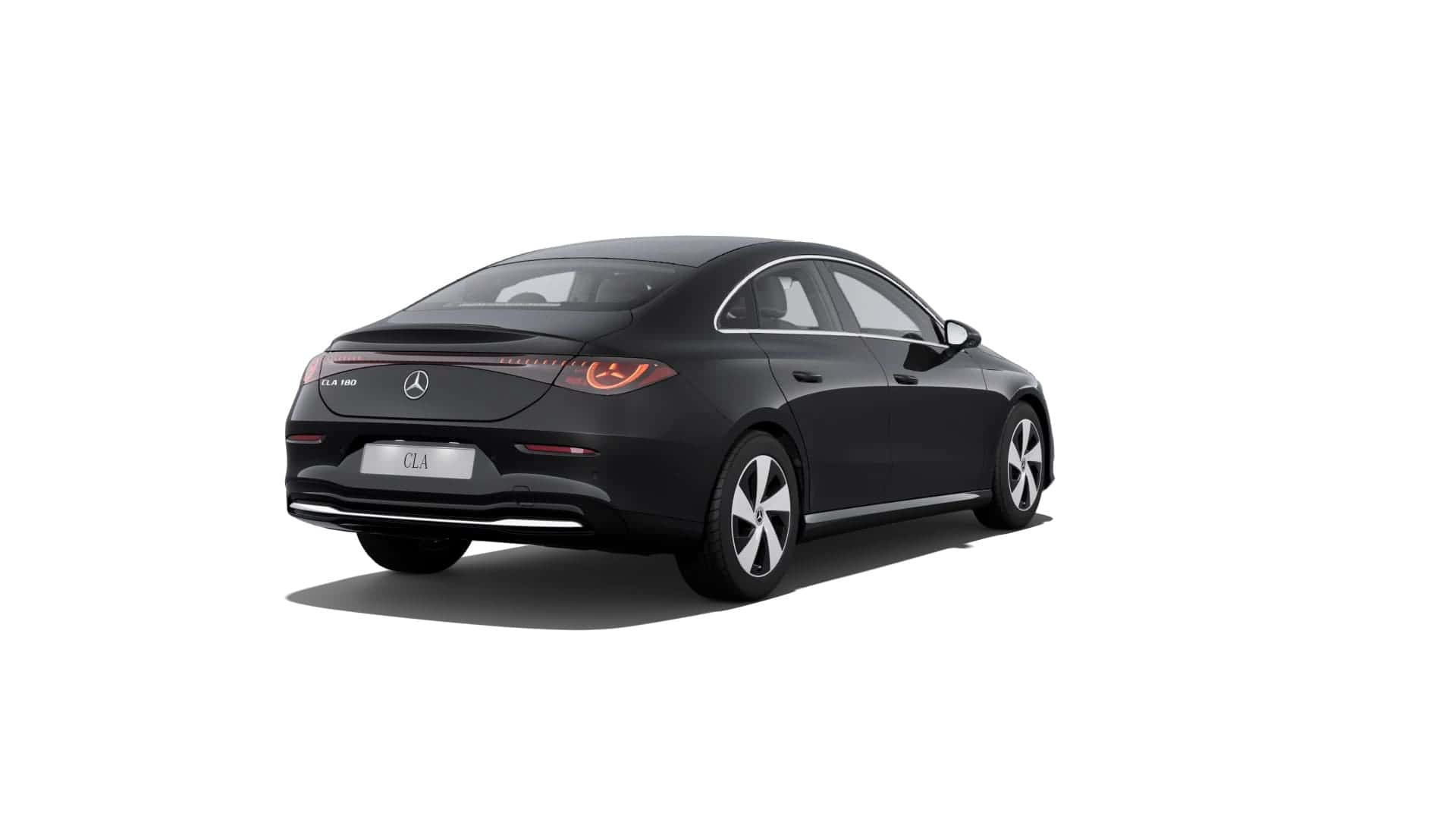 Renting New Mercedes Benz CLA Negro Cosmos Sedán Automático MHEV Micro-Híbrido Etiqueta ECO