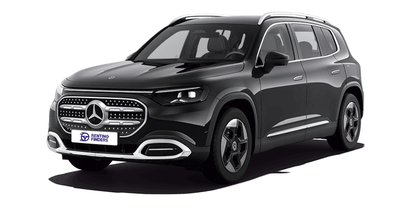 Renting New Mercedes Benz GLB EQ Negro Cosmos SUV Automático Eléctrico Etiqueta 0 5 Plazas