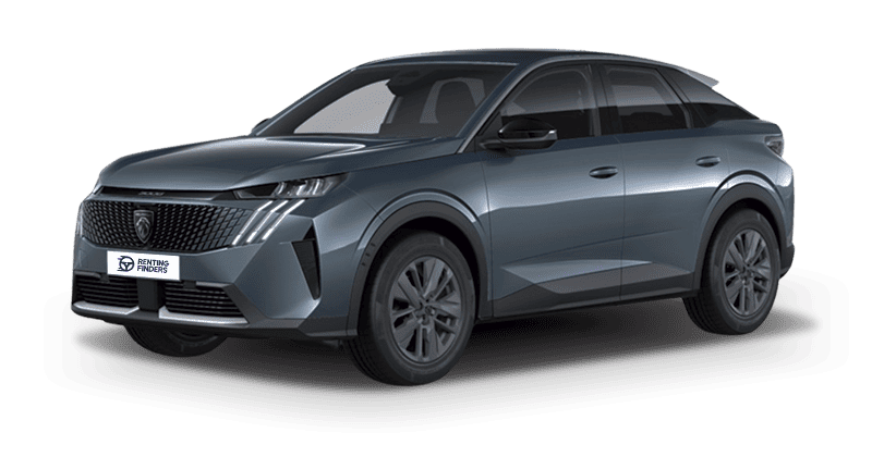 Renting New Peugeot 3008 Hybrid Allure Azul Ingaro SUV Automático Híbrido Etiqueta ECO Renting Finders