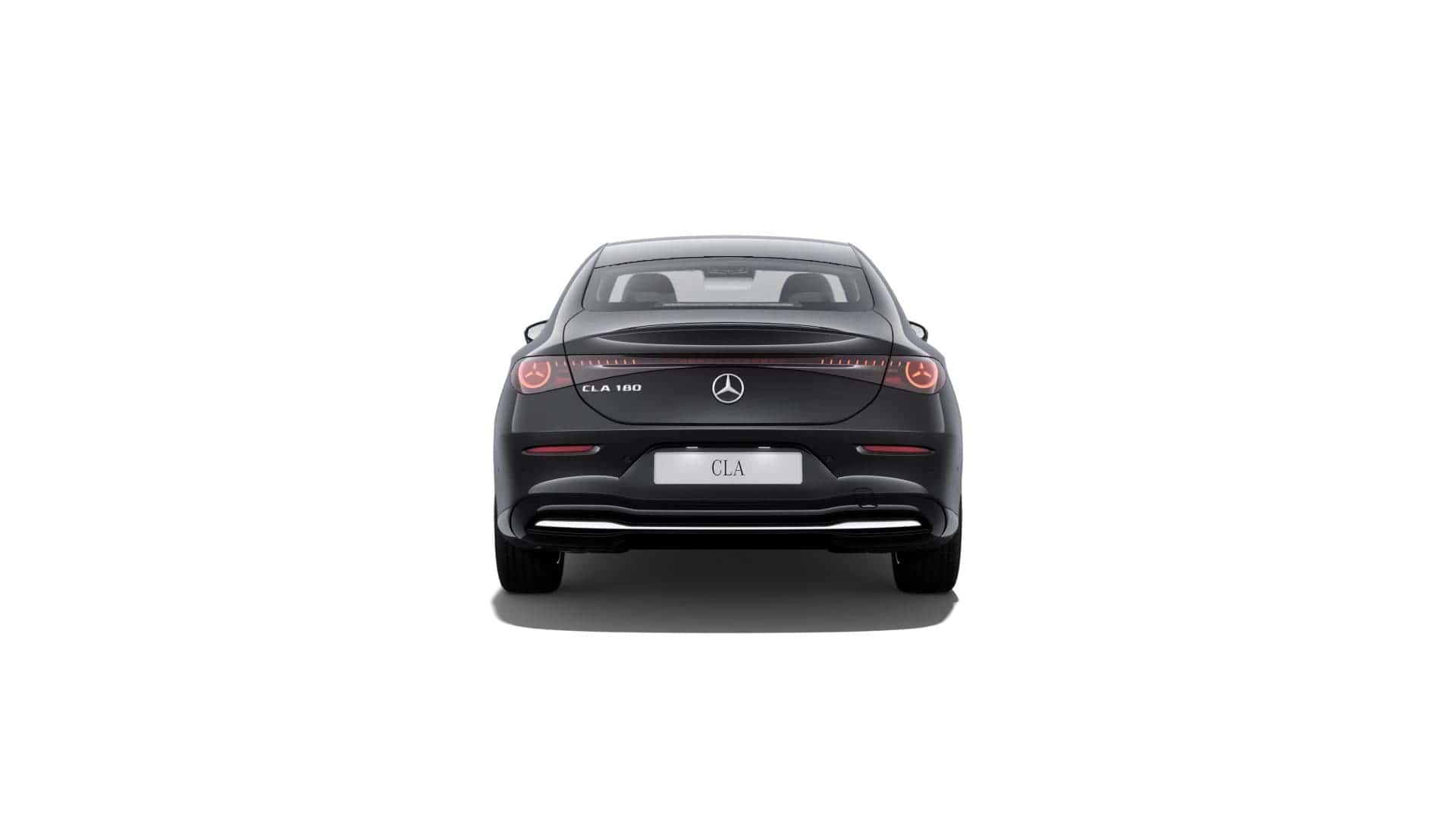 Renting New Mercedes Benz CLA Negro Cosmos Sedán Automático MHEV Micro-Híbrido Etiqueta ECO