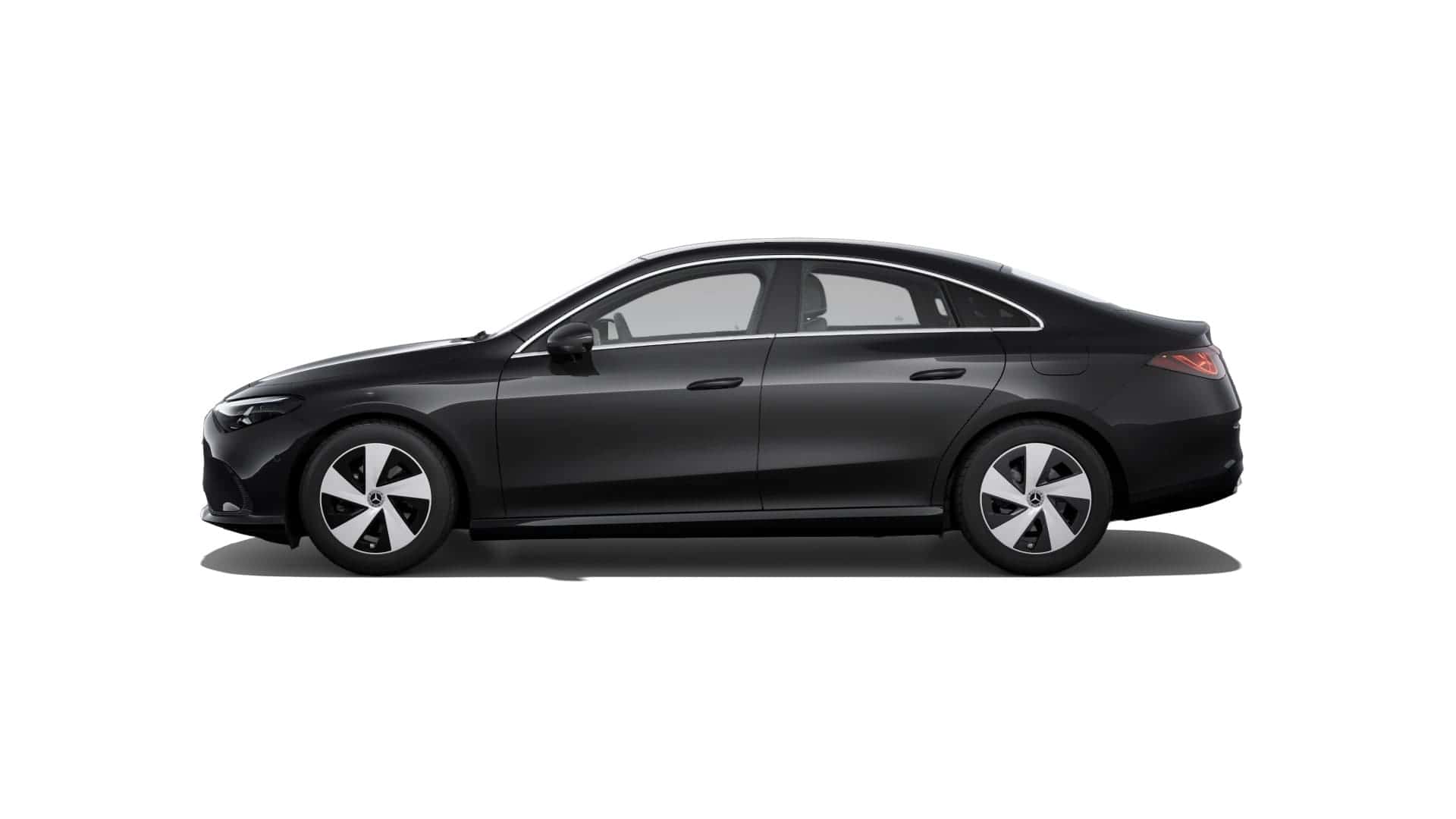 Renting New Mercedes Benz CLA Negro Cosmos Sedán Automático MHEV Micro-Híbrido Etiqueta ECO