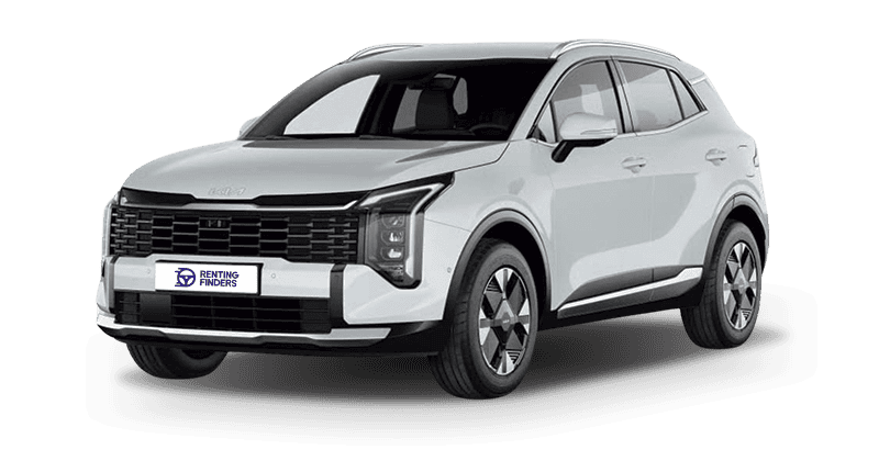 Renting New Kia Sportage Drive Model Year 2026 Cassa White SUV Automático HEV Etiqueta ECO Renting Finders
