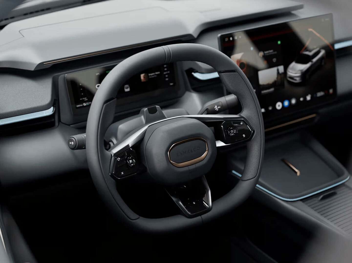 Renting New Lynk & CO 08 Core SUV Automático PHEV Híbrido Enchufable Etiqueta 0 Interior