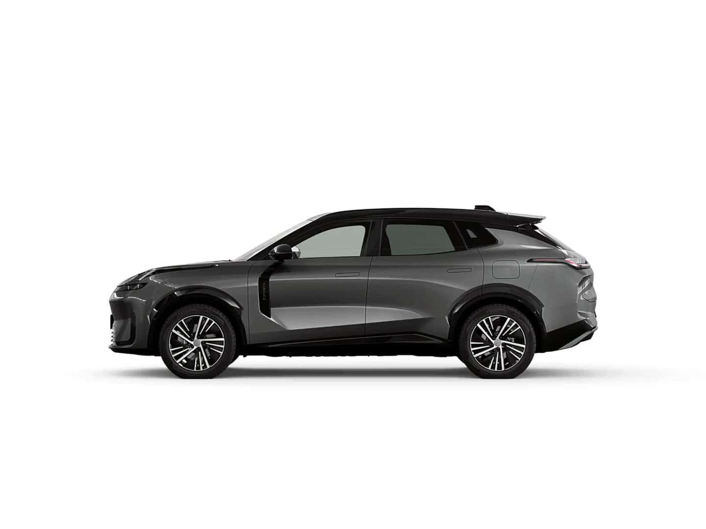 Renting New Lynk & CO 08 Core Storm Gray Techo Negro SUV Automático PHEV Híbrido Enchufable Etiqueta 0